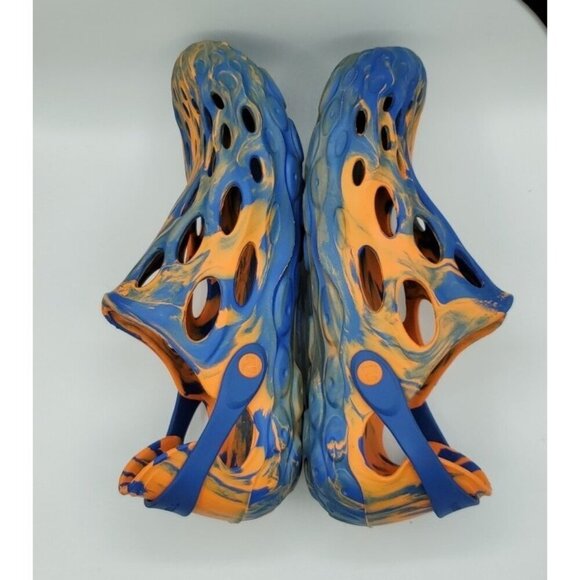 Merrell Hydro Moc Water Shoes Clogs Sandal Orange Blue Men 9 Women 10.5 Unisex - Picture 8 of 12